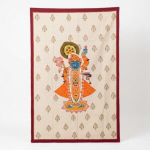Shrinathji Pichwai Painting handcrafted on cotton cloth